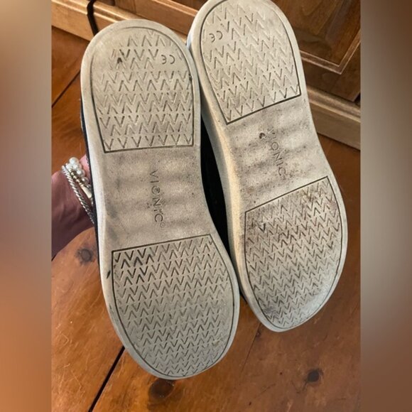 Vionic Mylie Essence Black Suede Running Shoes Sneakers - Picture 7 of 10